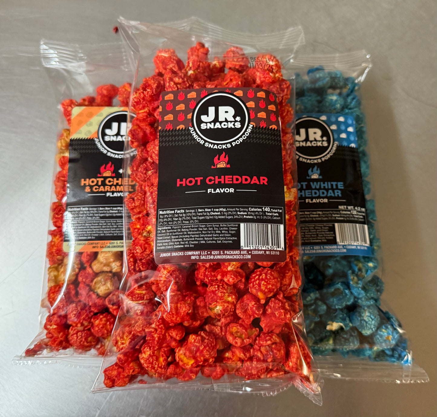 Junior Snacks Co. Hot Flavor Sample 3 Pack