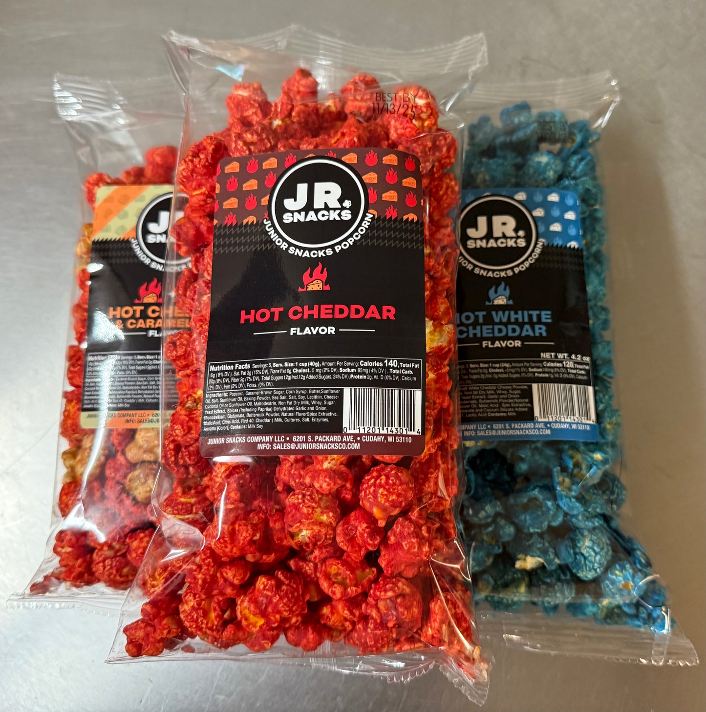 Junior Snacks Co. Hot Flavor Sample 3 Pack