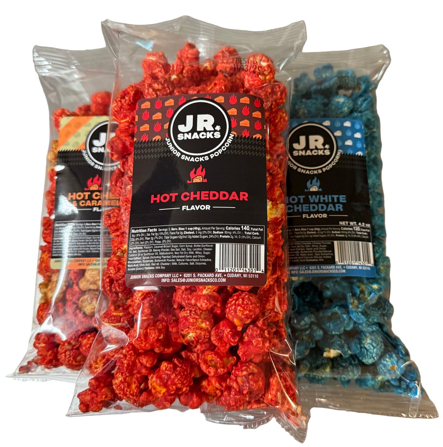 Junior Snacks Co. Hot Flavor Sample 3 Pack