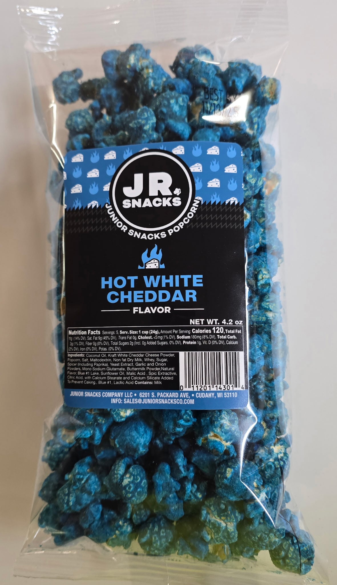 Junior Snacks Co. Hot White Cheddar