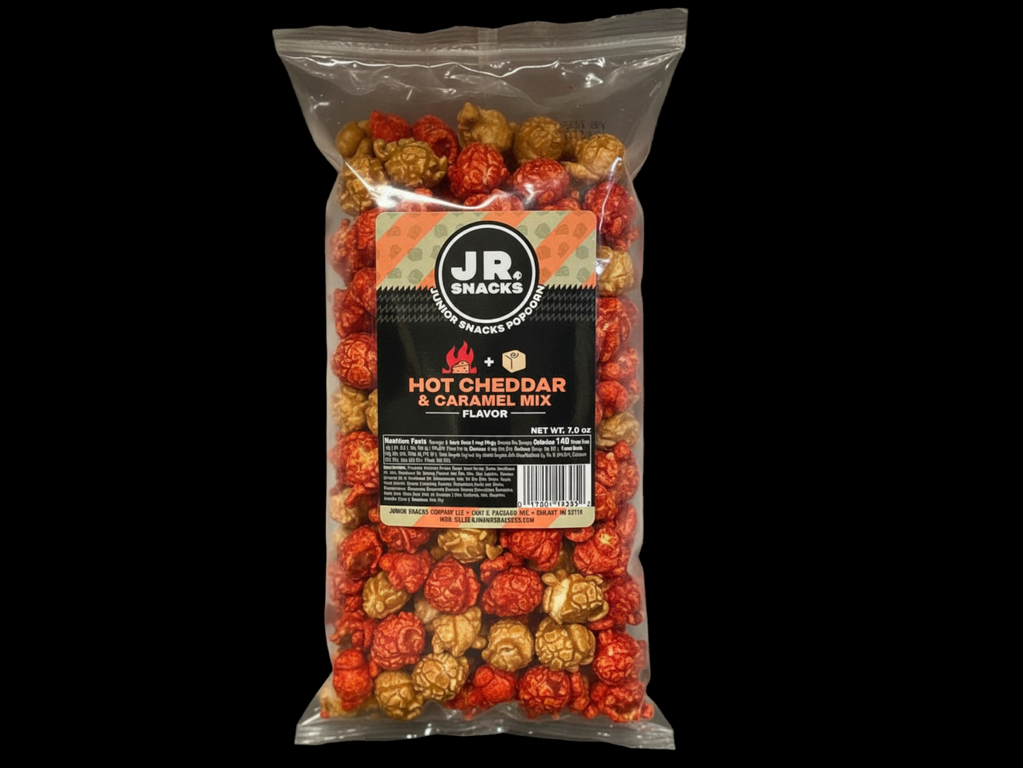 Junior Snacks Hot Cheddar & Caramel Mix